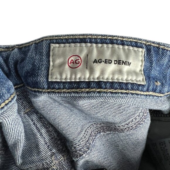 AG Adriano Goldschmied Womens Saige Wide Leg Crop Jeans in High-Rise Fit Size 28 - Picture 10 of 16